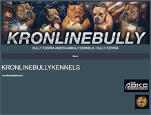 Tablet Screenshot of kronlinebully.com
